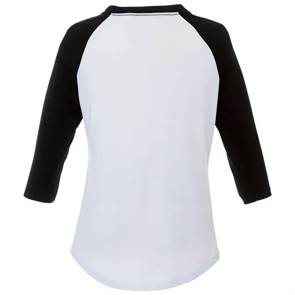 Black/White (995) color option for Women's Dakota Three Quarter Tee