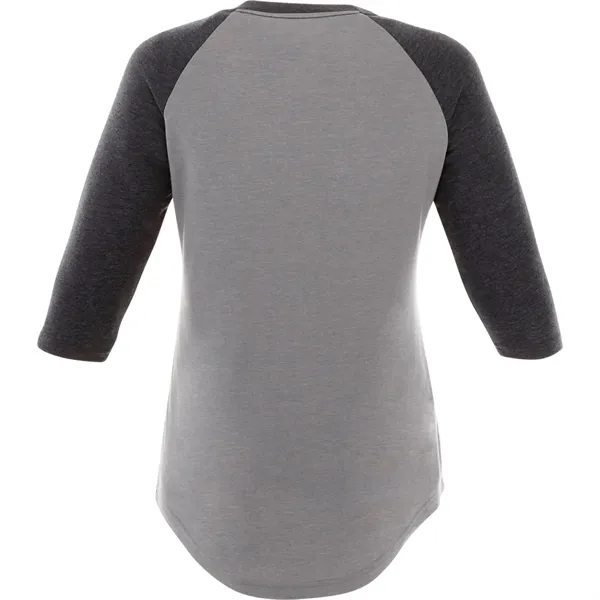 Heather Dk Char/Med Hthr Grey (988) color option for Women's Dakota Three Quarter Tee
