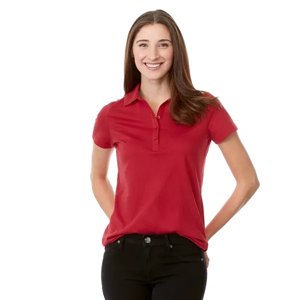 Team Red (358) color option for Women's Acadia Ss Polo