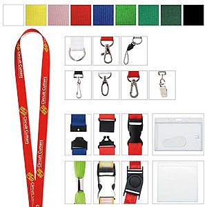 Photo of 1" Polyester Lanyard