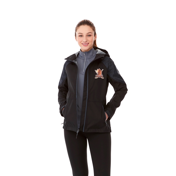 Black (995) color option for Women's Index Softshell Jacket