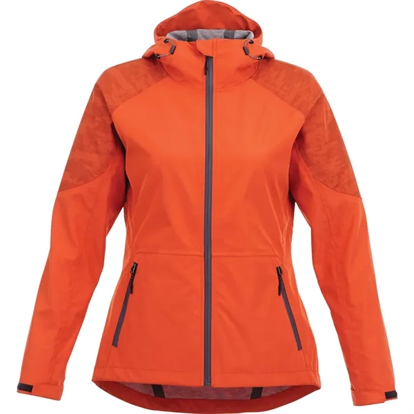 Saffron (270) color option for Women's Index Softshell Jacket