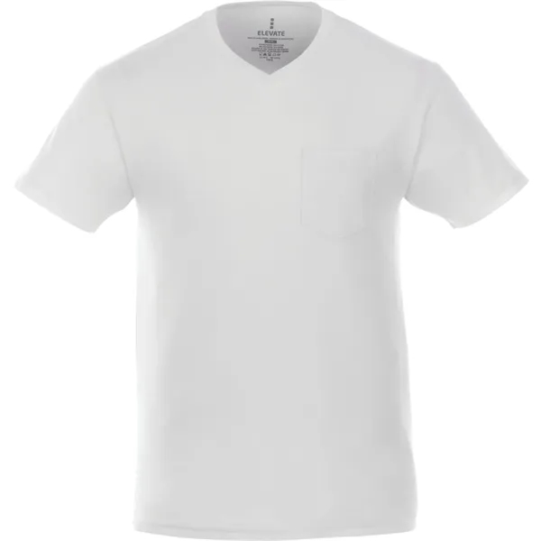 White/White (125) color option for Men's Monroe Short Sleeve Pocket Tee