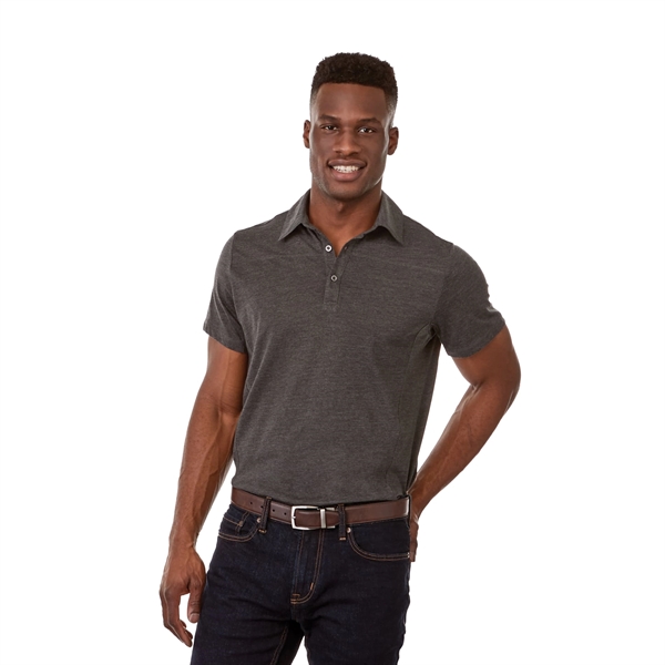Heather Dark Charcoal (988) color option for Men's Concord Short Sleeve Polo