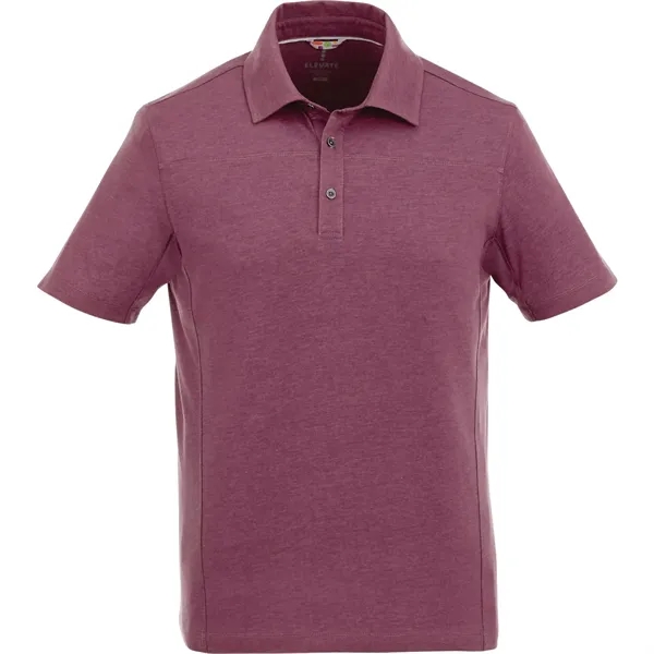 Maroon Heather (384) color option for Men's Concord Short Sleeve Polo
