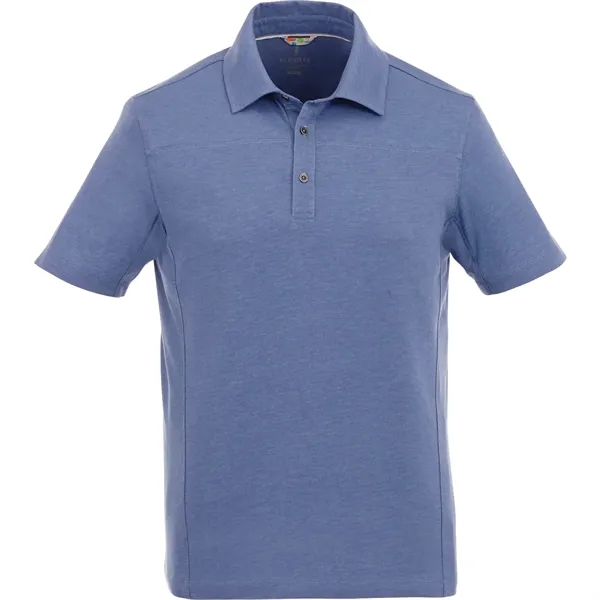 Steel Blue Heather (470) color option for Men's Concord Short Sleeve Polo