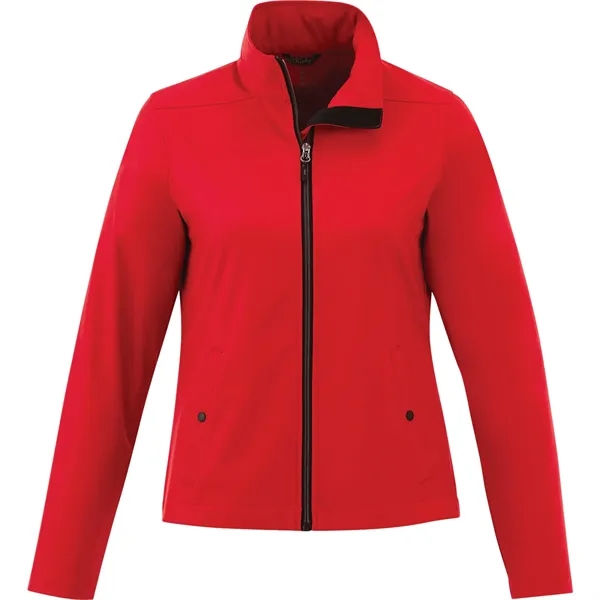 Team Red (358) color option for Women's Karmine Softshell Jacket