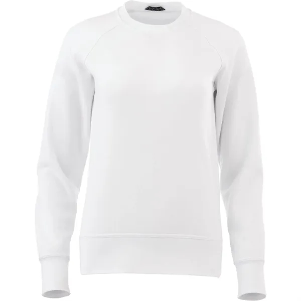 White (125) color option for Women's Kruger Fleece Crew