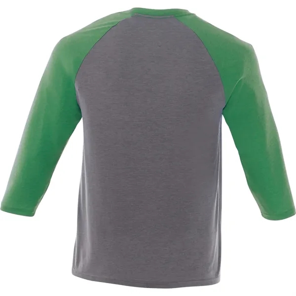 Kelly Heather/Medium Hthr Grey (638) color option for Men's Dakota Three Quarter Tee