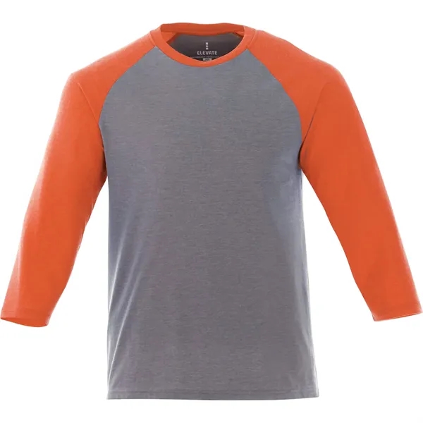 Orange Heather/Med Hthr Grey (279) color option for Men's Dakota Three Quarter Tee