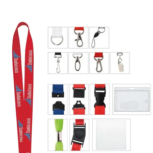 Photo of 1" Polyester Woven Lanyard
