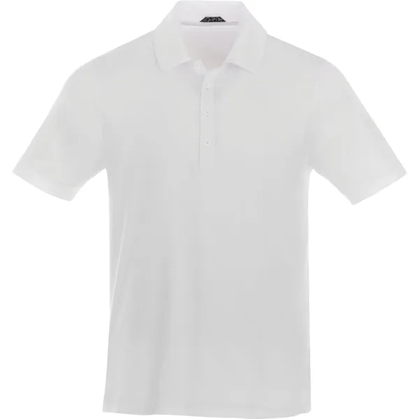 White (125) color option for Men's Acadia Short Sleeve Polo