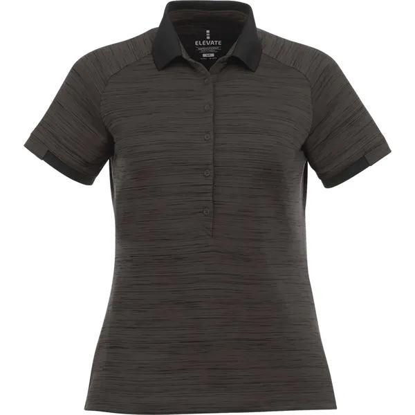 Black Smoke Heather/Black (994) color option for Women's Emory Ss Polo