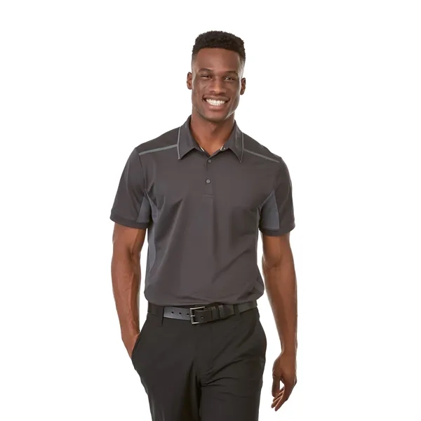 Black Smoke/Grey Storm (994) color option for Men's Royce Short Sleeve Polo