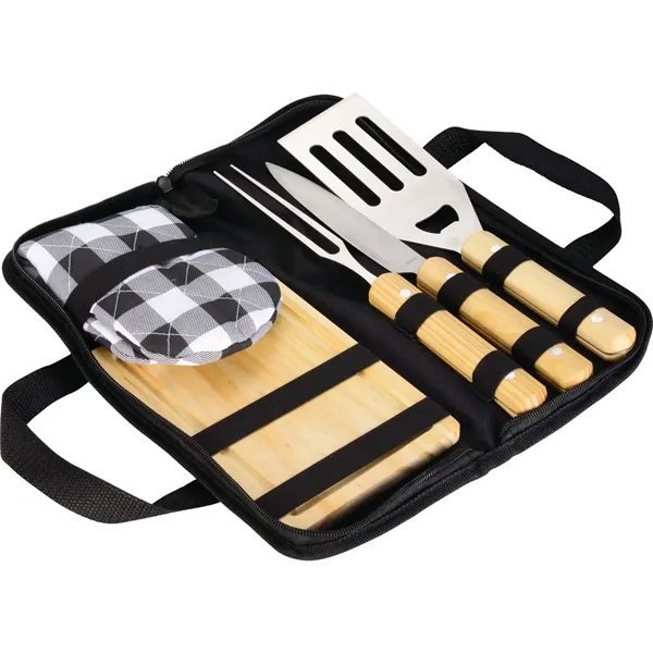 Black (Bk) color option for 5pc Bbq Set