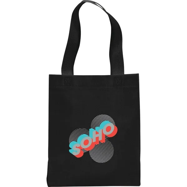 Black (Bk) color option for Challenger Mini Non Woven Tote