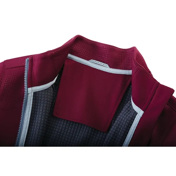 Maroon (384) color option for Women's Senger Knit Jacket