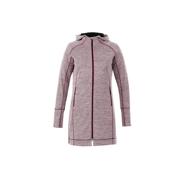 Maroon Heather (384) color option for Women's Odell Knit Zip Hoody