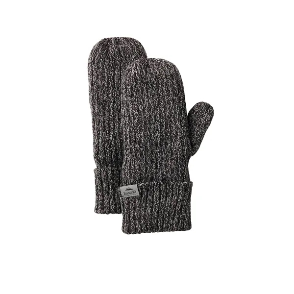 Dark Charcoal Mix (993) color option for Unisex Woodland Roots73 Knit Mitts
