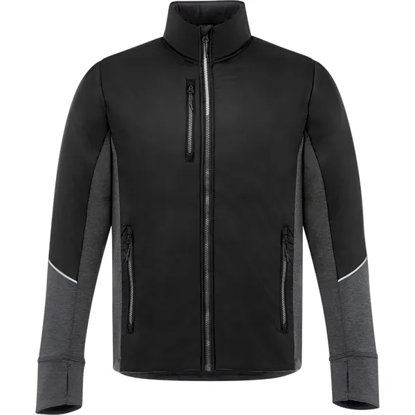 Black/Heather Dark Charcoal (995) color option for Men's Fernie Hybrid Insulated Jacket
