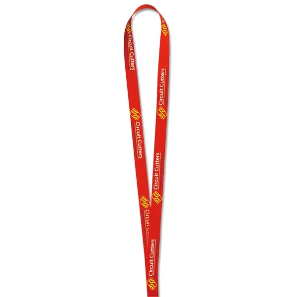 Red color option for 3/4" Polyester Lanyard