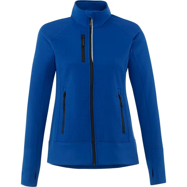 Metro Blue (550) color option for Women's Panorama Hybrid Knit Jacket