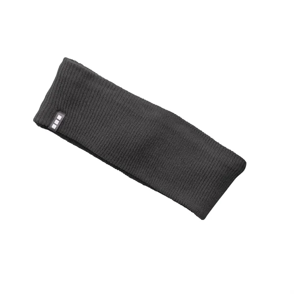 Charcoal (990) color option for Unisex Succinct Knit Headband