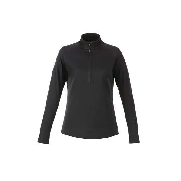 Black (995) color option for Women's Crane Knit Half Zip
