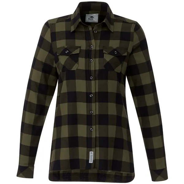 Loden/Black (684) color option for Women's Sprucelake Roots73 Long Sleeve Shirt