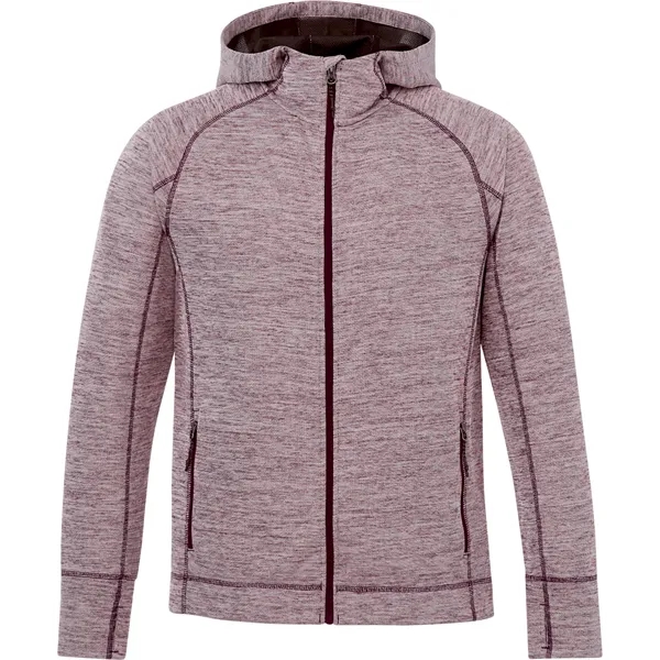 Maroon Heather (384) color option for Men's Odell Knit Zip Hoody