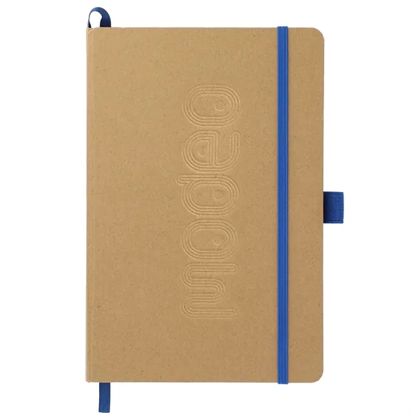 Blue (Bl) color option for Fsc® Mix 5.5" X 8.5" Eco Color Bound Journal