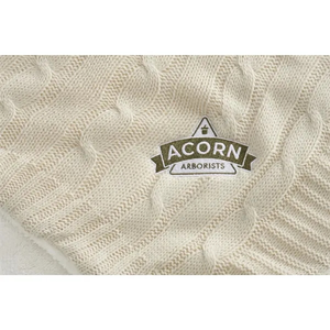 Photo of Field & Co.® Cable Knit Sherpa Blanket