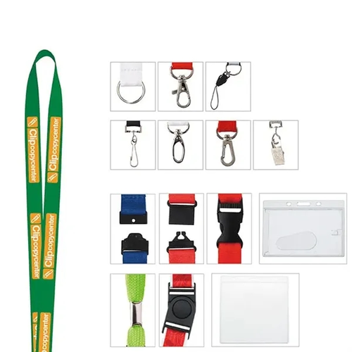 Photo of 3/4" Polyester Woven Lanyard