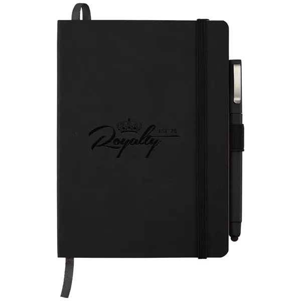 Black (Bk) color option for Fsc® Mix 5" X 7" Firenze Soft Bound Journal