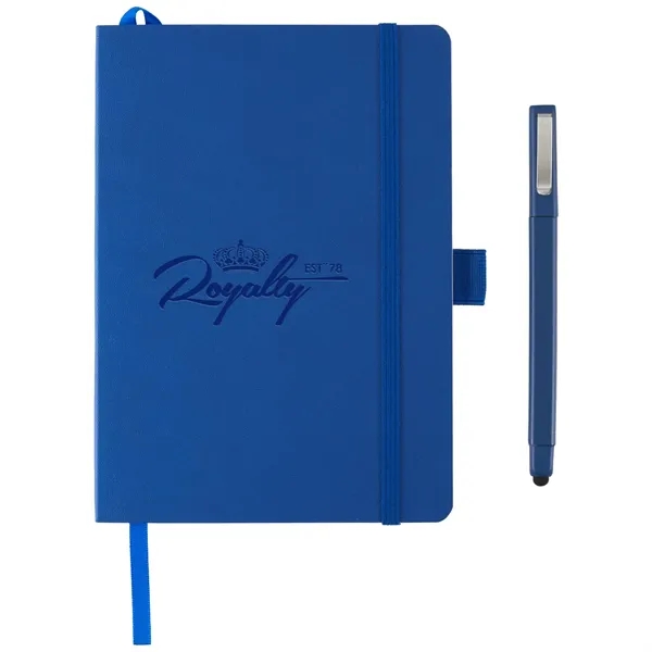 Blue (Bl) color option for Fsc® Mix 5" X 7" Firenze Soft Bound Journal