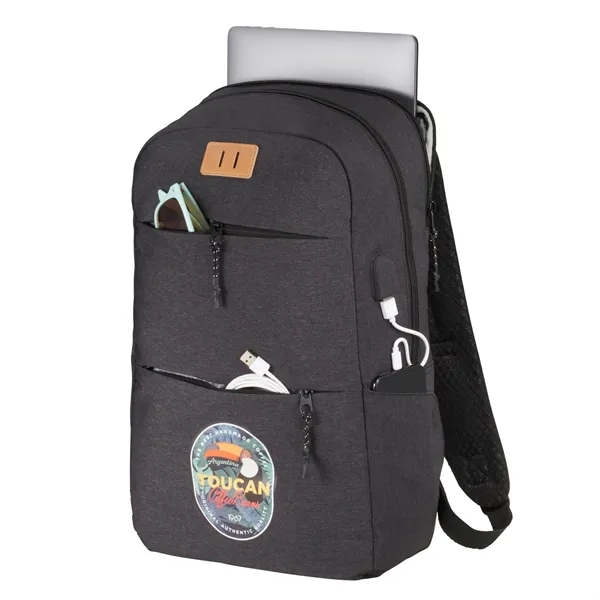Charcoal (Ca) color option for Nbn Linden 15" Computer Backpack