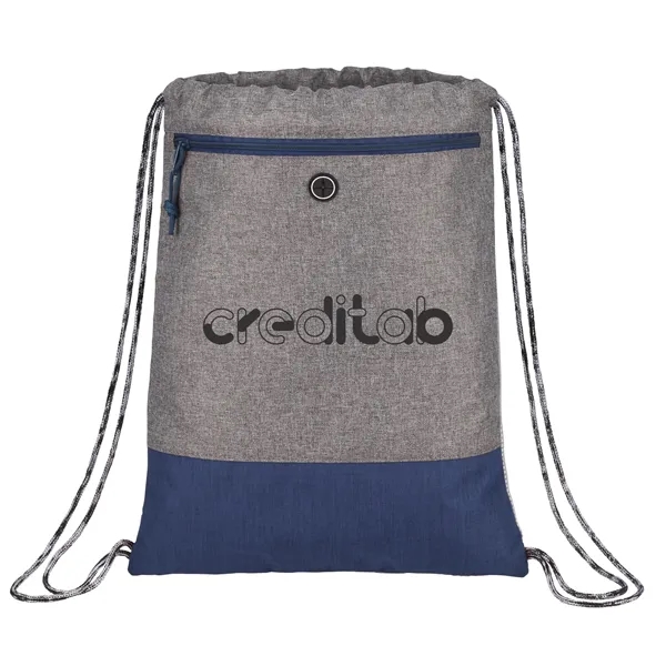 Navy (Ny) color option for Logan Drawstring Bag
