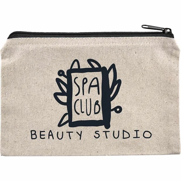 Natural (Nt) color option for 8oz. Cotton Travel Pouch