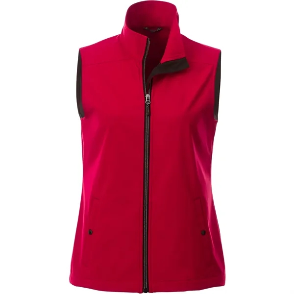 Team Red (358) color option for Women's Warlow Softshell Vest