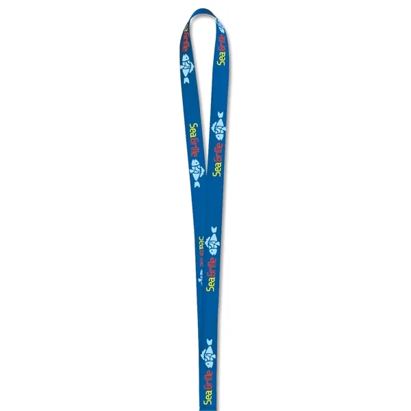 Blue color option for 5/8" Polyester Lanyard