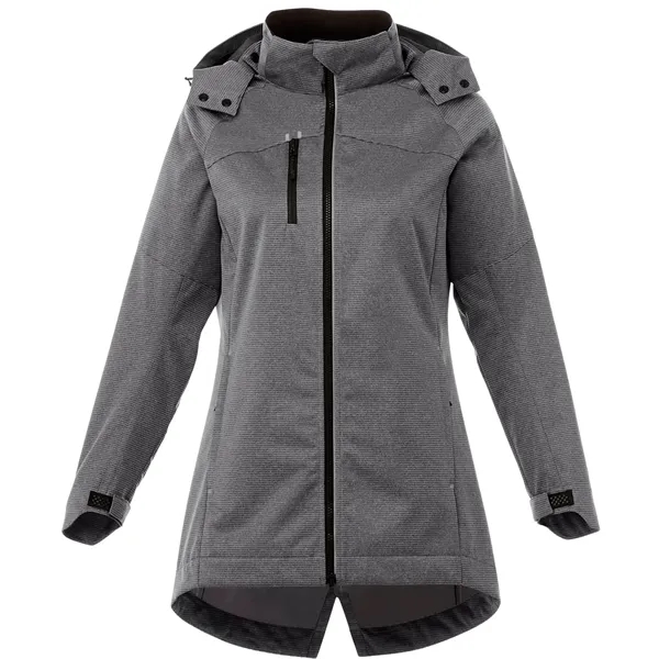 Black Smoke (994) color option for Womens Bergamo Softshell Jacket