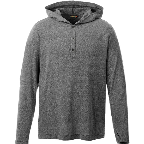 Heather Dark Charcoal (988) color option for Mens Ashland Knit Hoody