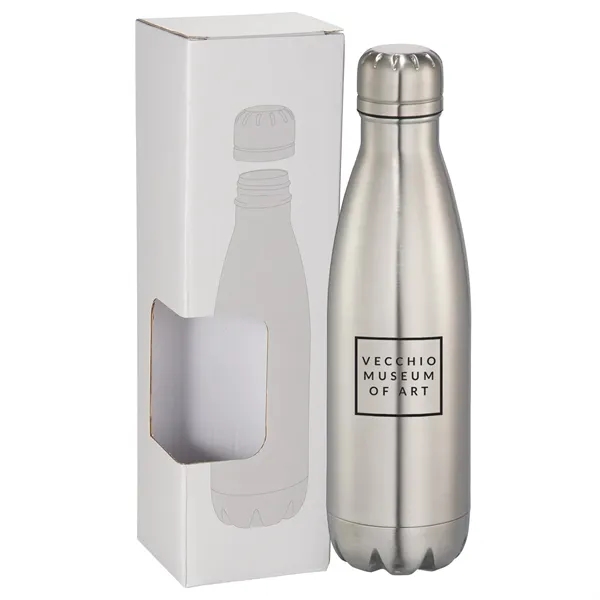 Silver (Sl) color option for Copper Vacuum Insulated Bottle 17oz W/ Window Box