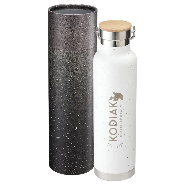 White (Wh) color option for Speckled Thor Bottle 22oz With Cylindrical Box