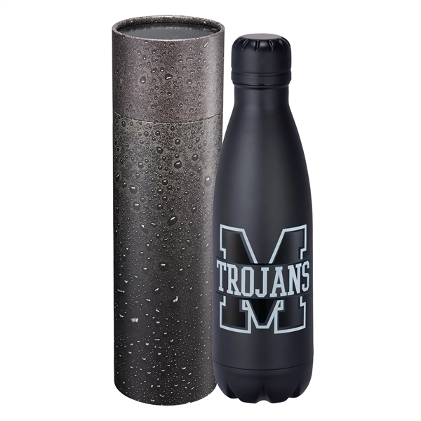 Black (Bk) color option for Copper Vac Bottle 17oz With Cylindrical Box