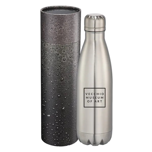 Silver (Sl) color option for Copper Vac Bottle 17oz With Cylindrical Box