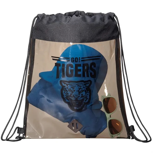Smoke (Sk) color option for Bayside Drawstring Bag