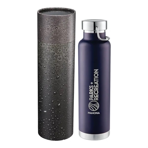 Navy (Ny) color option for Thor Copper Vac Bottle 22oz With Cylindrical Box