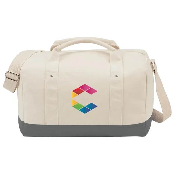 Gray (Gy) color option for Belair 17" Cotton Canvas Duffel