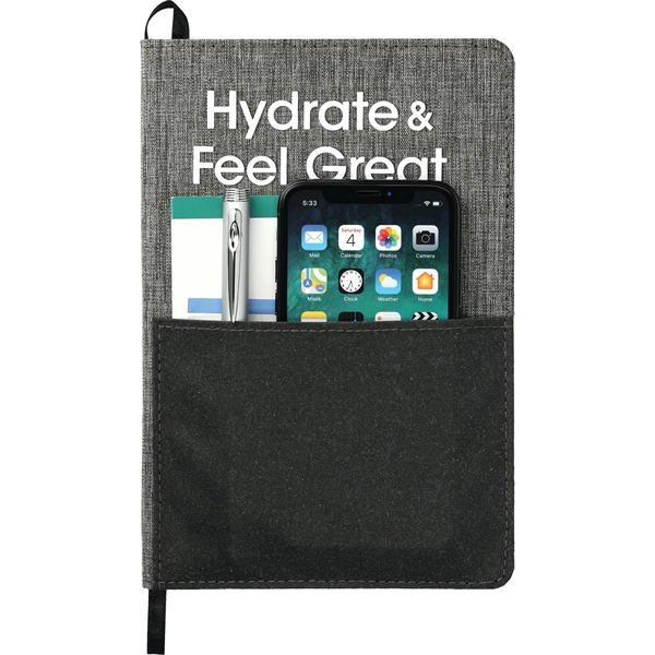 Gray (Gy) color option for Fsc® Mix 5.5" X 8.5" Reclaim Recycled Journal